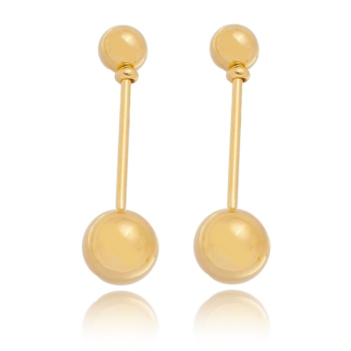 Brinco Esfera Duplo