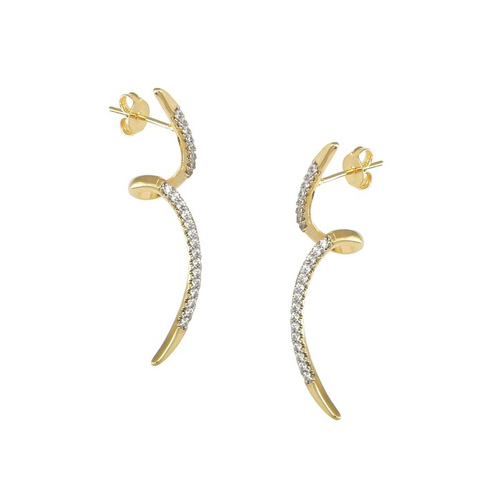 Brinco S Croissant Zircônia