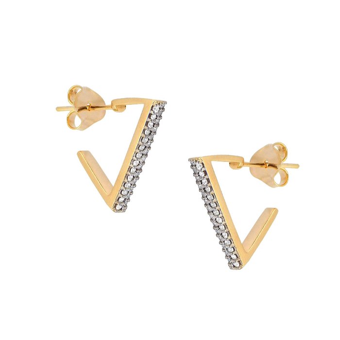 Argola Delta Zirconia