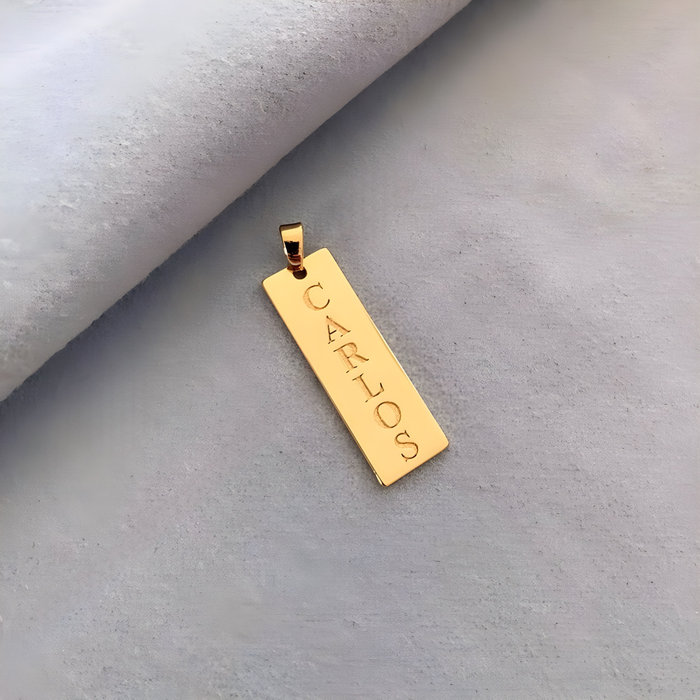 Pingente Retângulo Personalizado