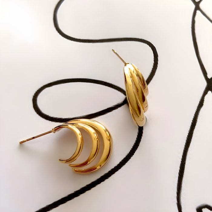 Argola Tripla Crescente