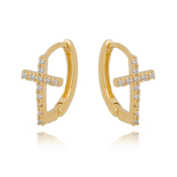 Argola Amém Zircônia