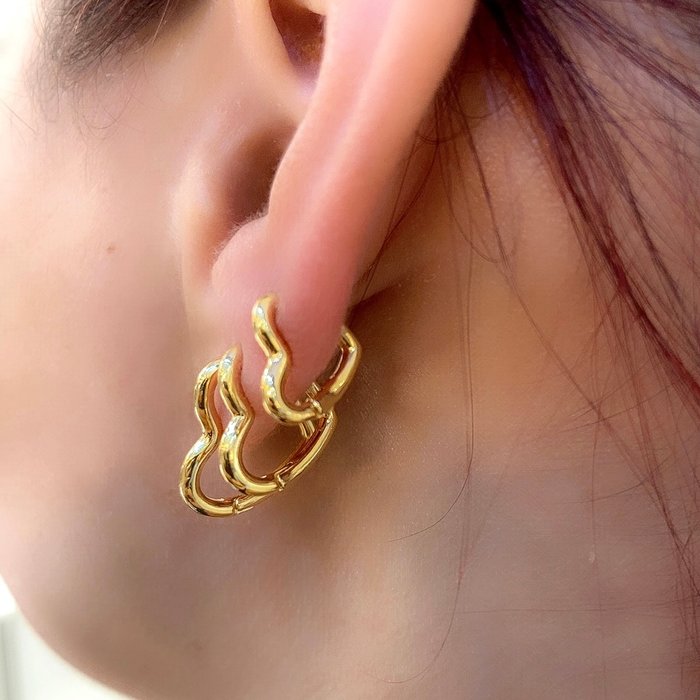 Argola M Coração Afeto