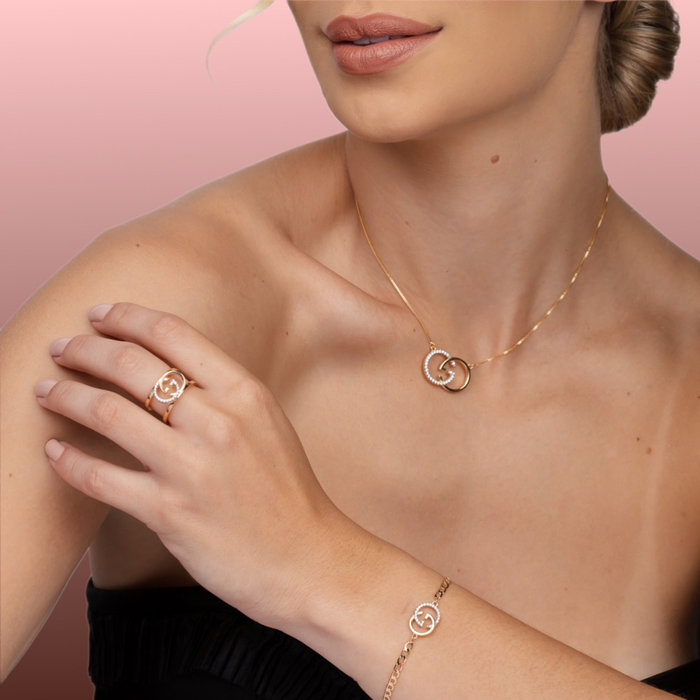 Colar Glam GG Zircônia