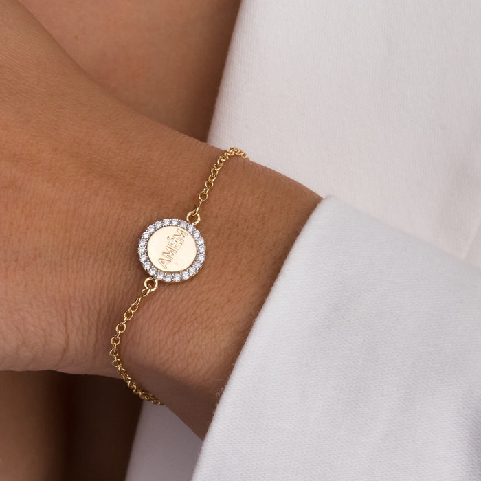 Pulseira Amém Circularis Zircônia