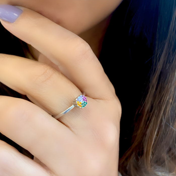 Anel Chuveiro Aquarela