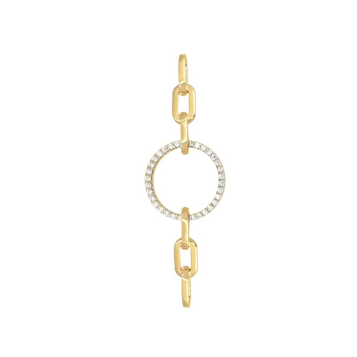 Pingente Elos Circularis Zircônia