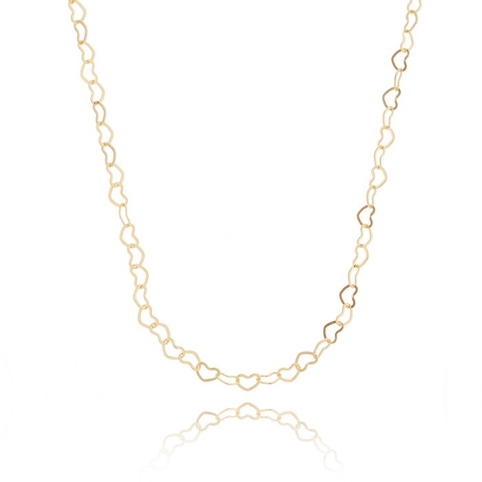 Colar Chocker Corações