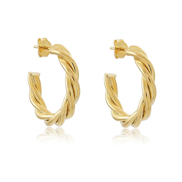 Argola Twist Torcida Grd