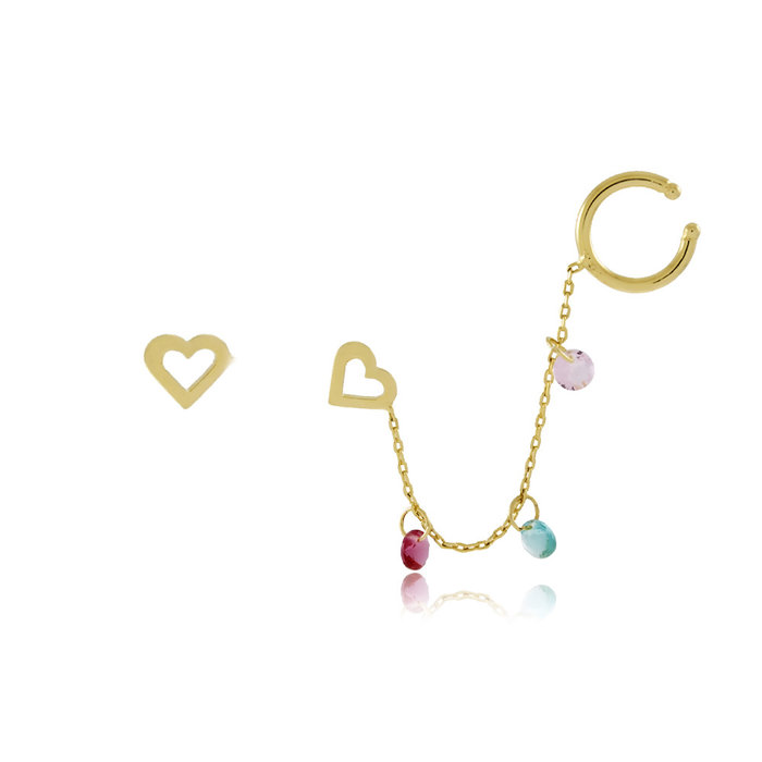 Brinco Piercing Cristal