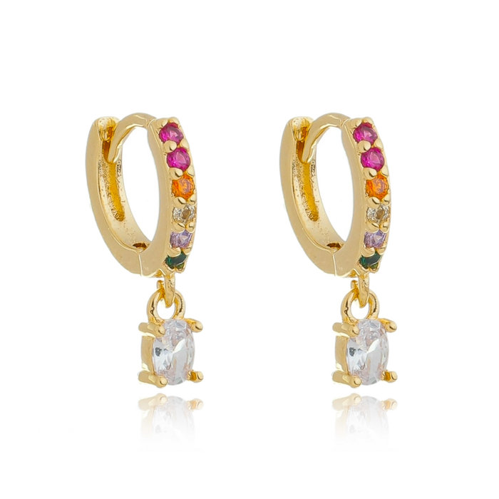 Argola Pq Pingente Aquarela