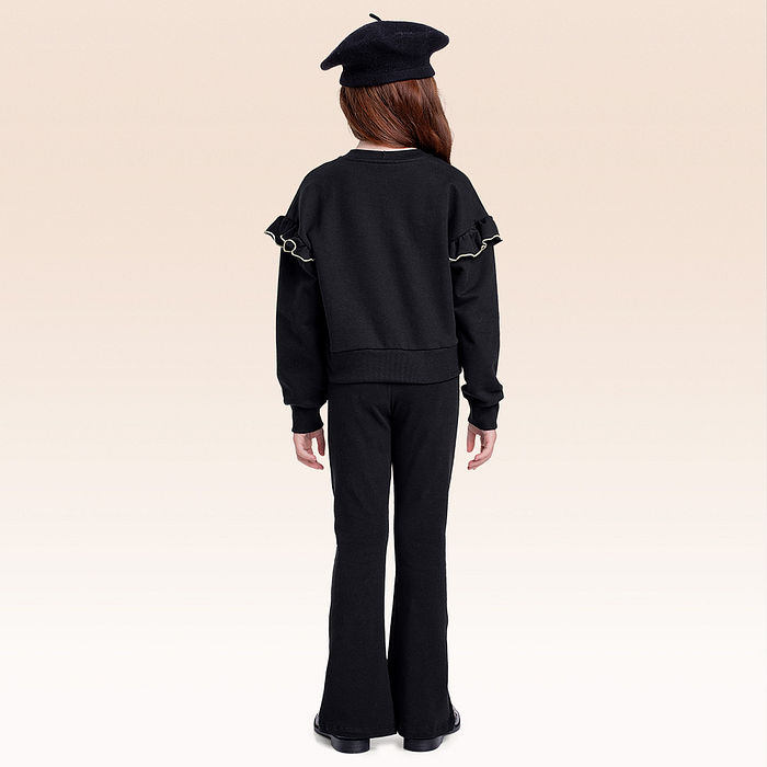 Calça em moletom laço