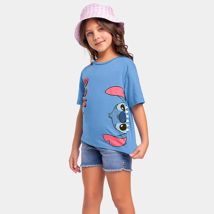 Blusa infantil Stitch no bad days