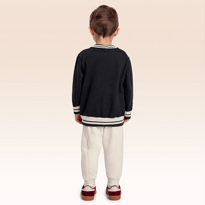 Conjunto blusão e calça moletom