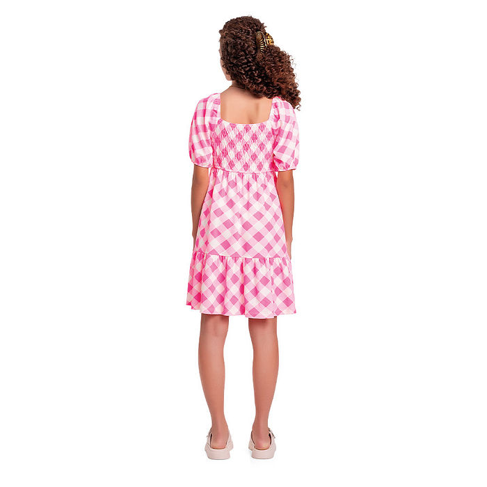 Vestido verão estampado rosa