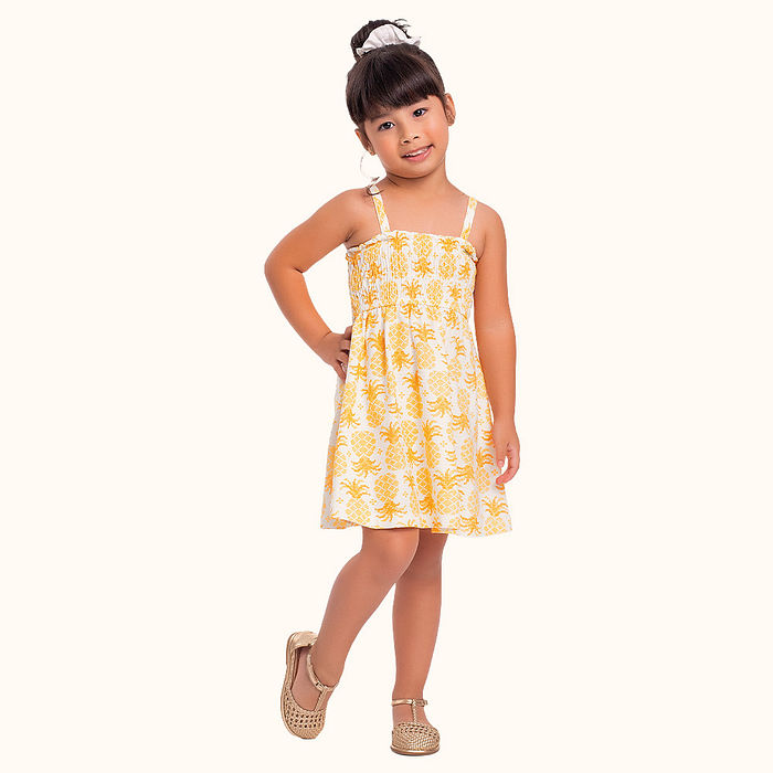 Vestido de alcinha em malha florence com lastex