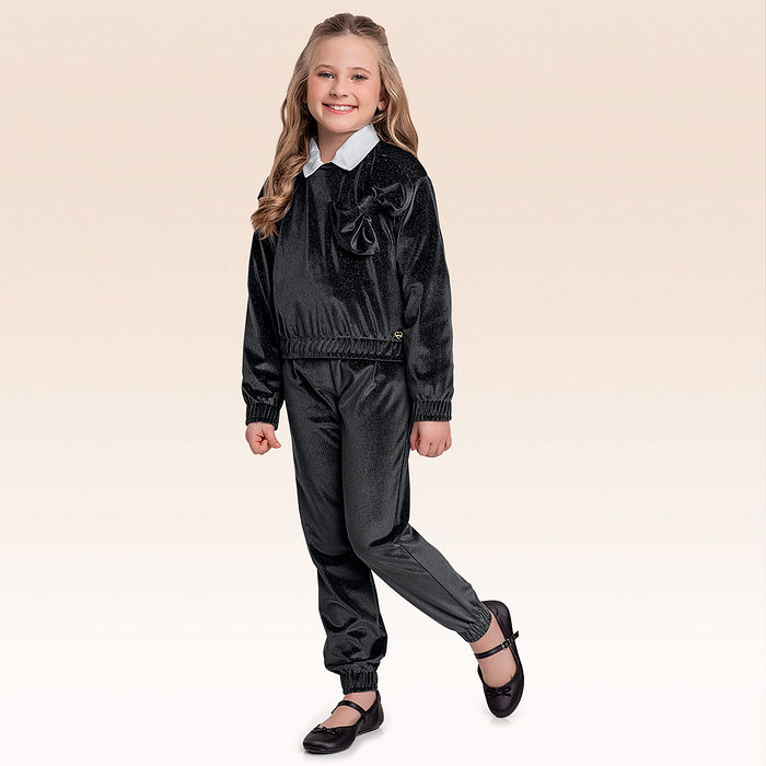 Conjunto blusão e calça moletom