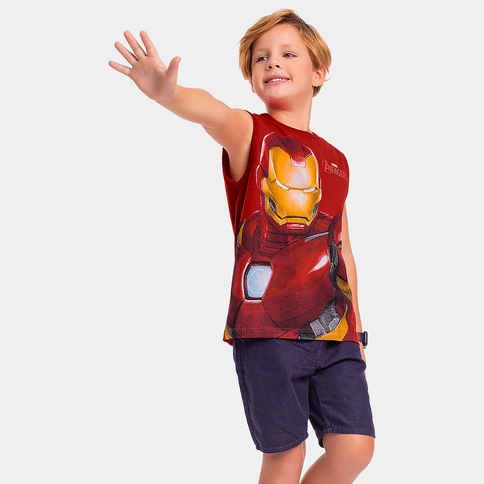 Regata com relevo 3d Avengers