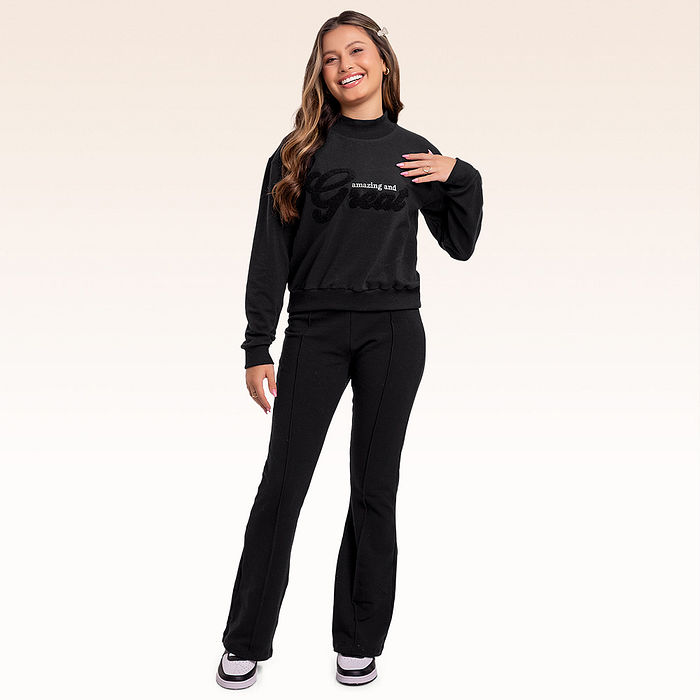 Calça em molecotton