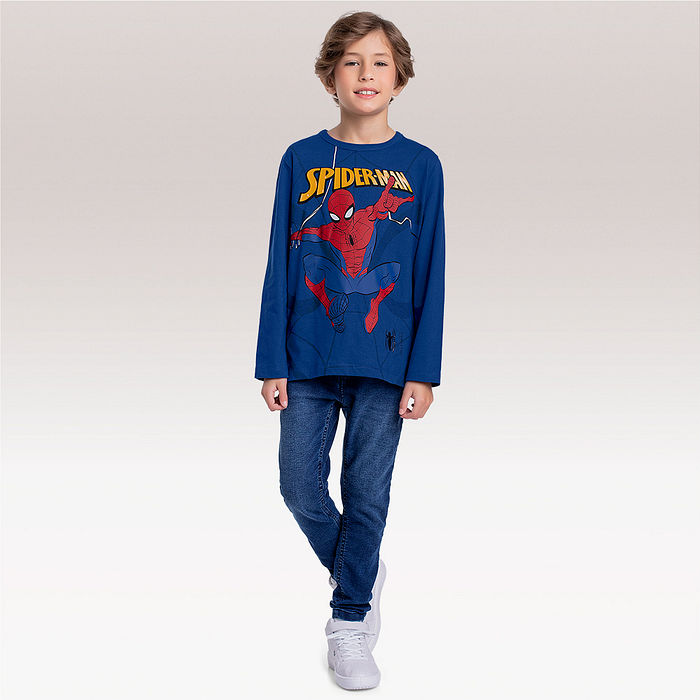 Camiseta manga longa Spider-man