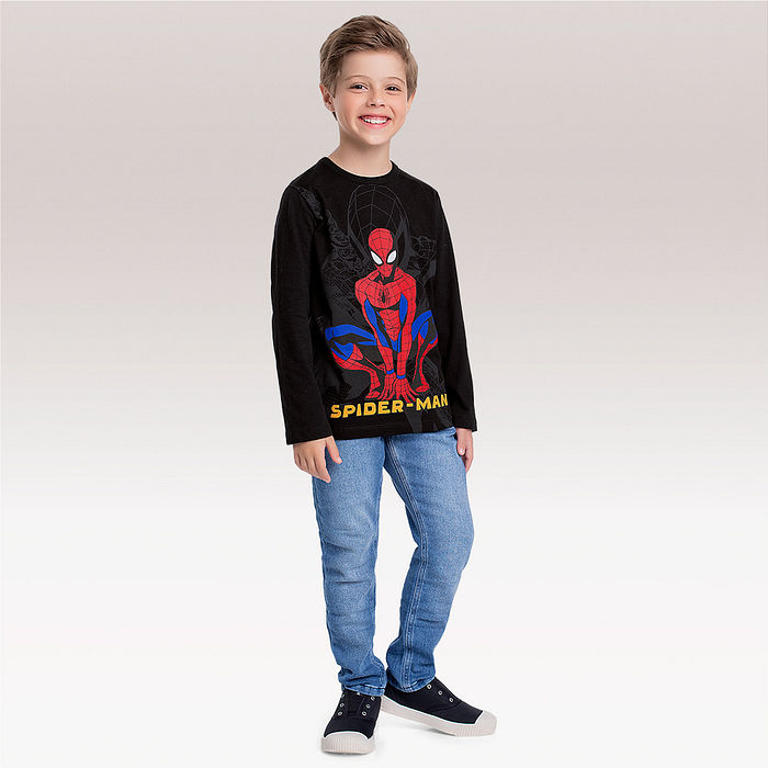 Camiseta manga longa Spider-man