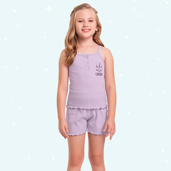 Conjunto pijama regata e short