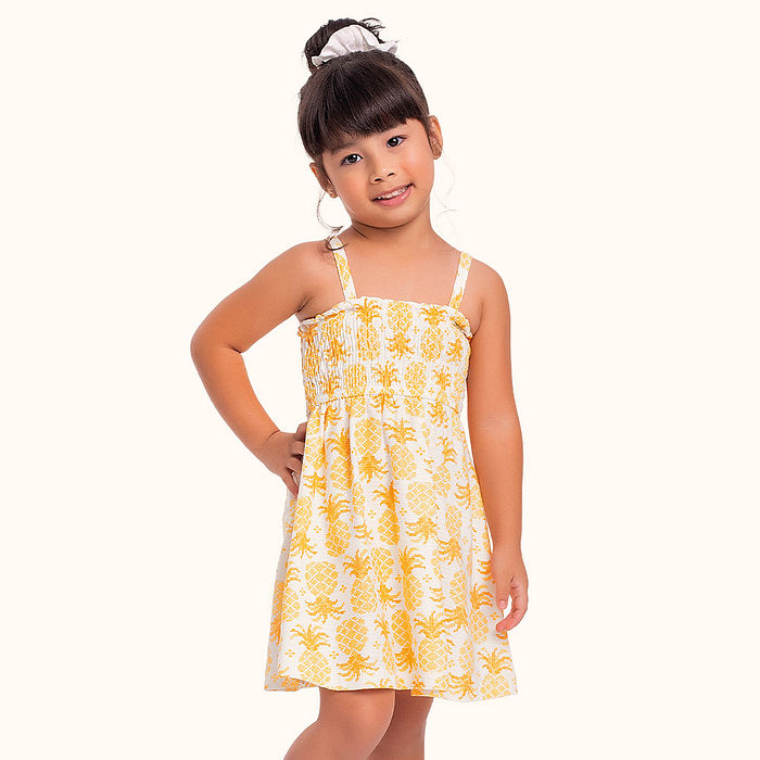 Vestido de alcinha em malha florence com lastex