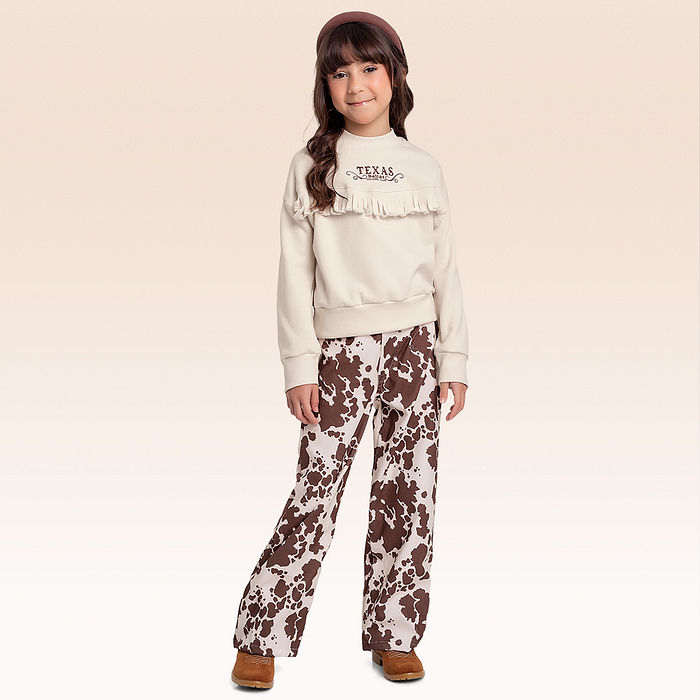 Conjunto blusão e calça moletom