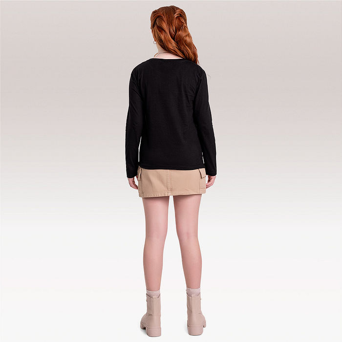 Blusa manga longa Lilo & Stitch