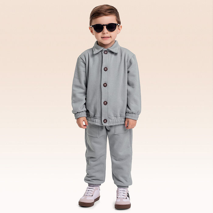 Conjunto casaco e calça