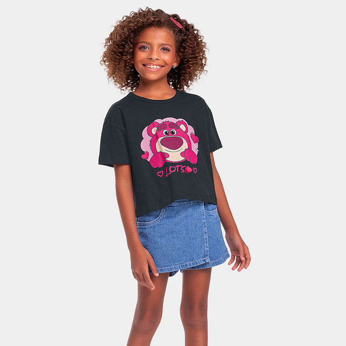 Blusa Lotso com aplique de pompom