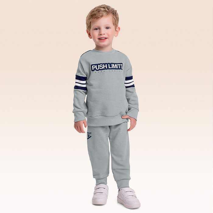 Conjunto blusão e calça moletom