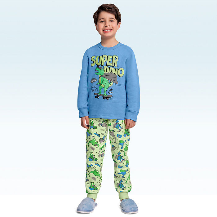 Conjunto pijama blusão e calça