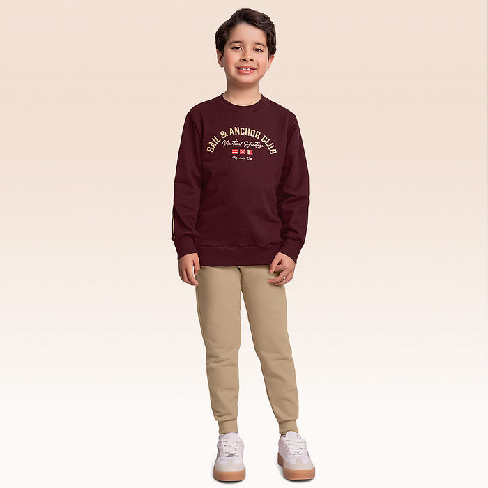 Conjunto blusão e calça moletom