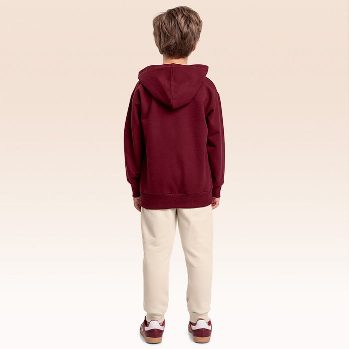 Conjunto blusão com capuz e calça