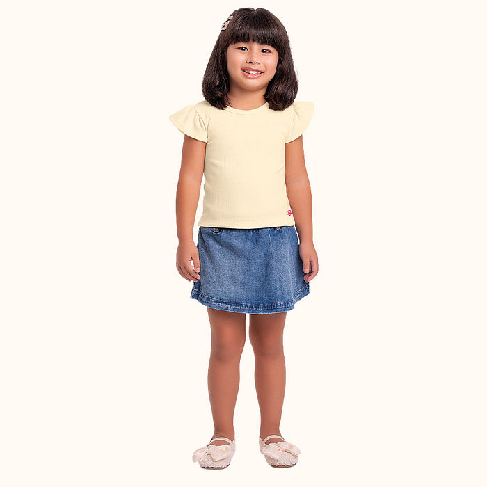 Blusa com babado na manga