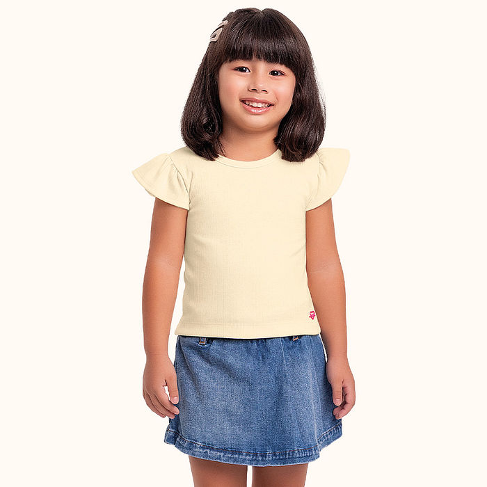 Blusa com babado na manga