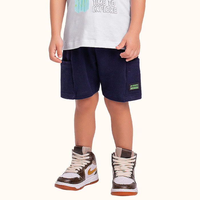 Bermuda em moletinho lótus