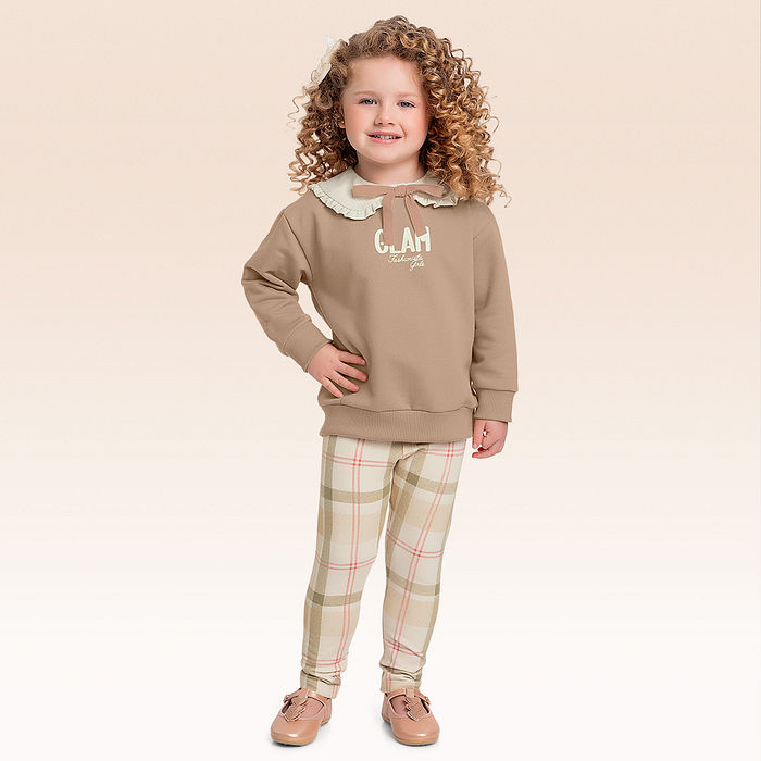 Conjunto blusão e legging