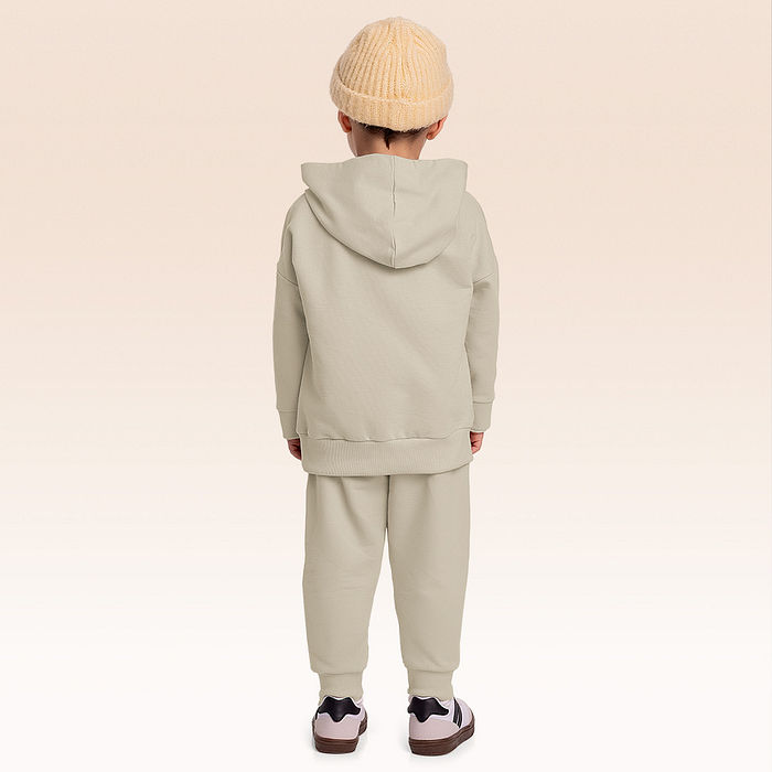 Conjunto blusão com capuz e calça