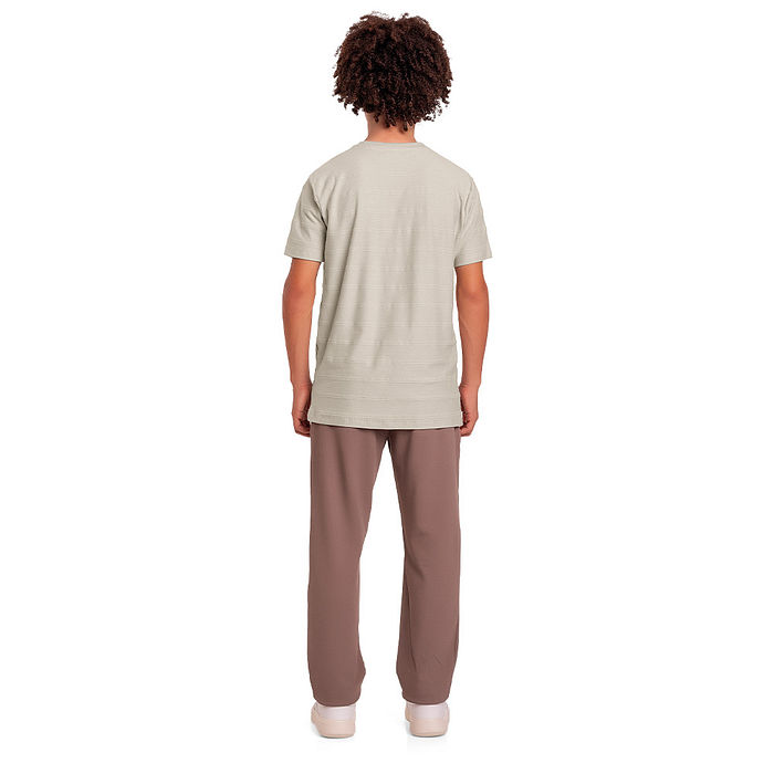 Camiseta em malha textura corrente
