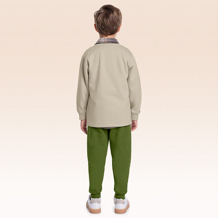 Conjunto blusão e calça moletom