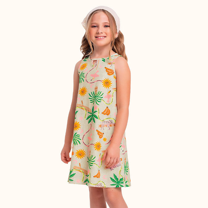 Vestido verão em meia malha