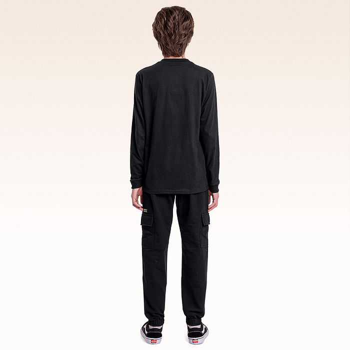 Calça em moletom com bolso