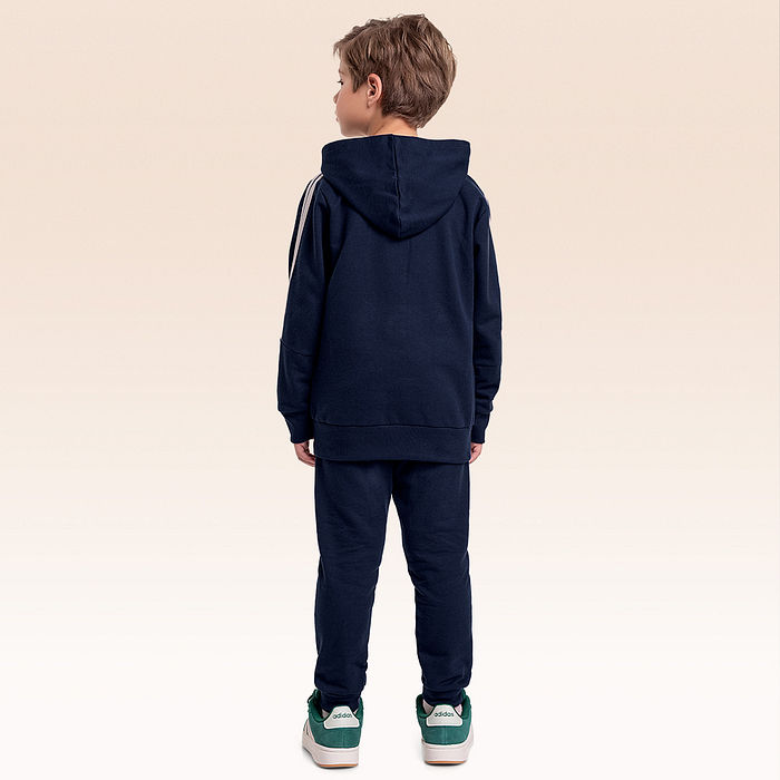 Conjunto blusão com capuz e calça