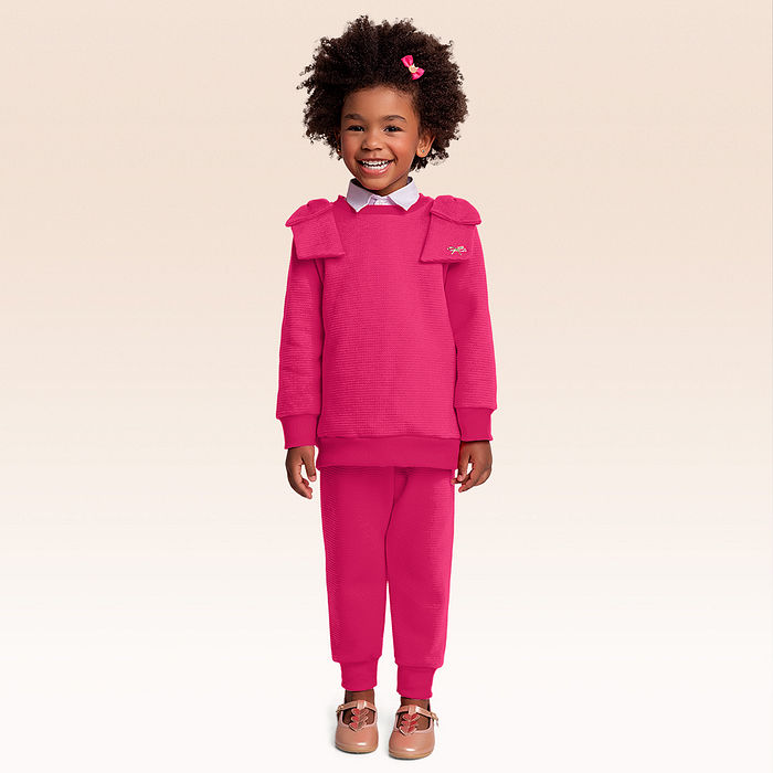 Conjunto blusão e calça moletom