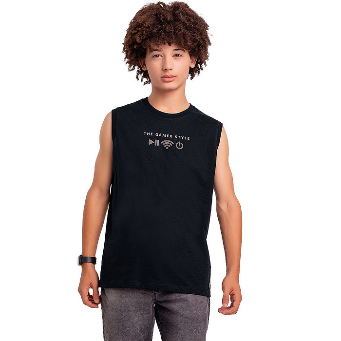 Regata juvenil estampa gamer