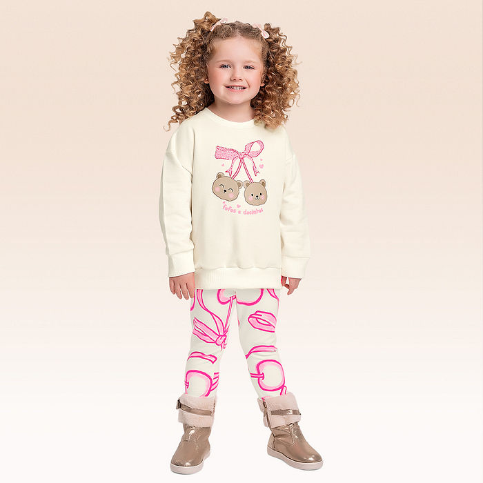 Conjunto blusão e legging