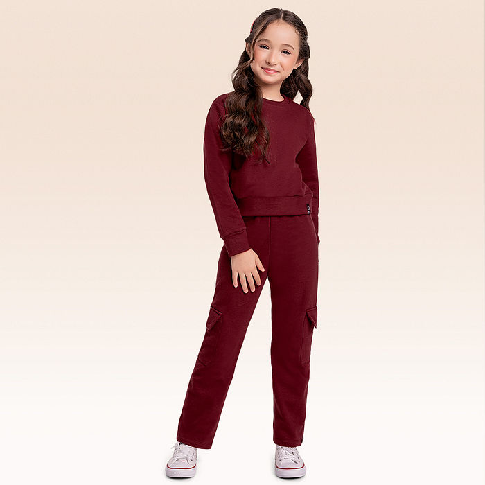 Blusão em moletom básico