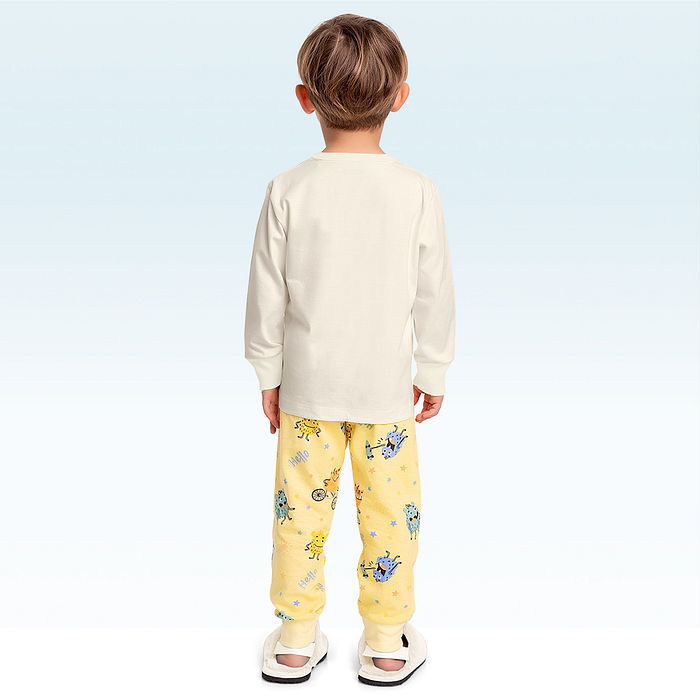 Conjunto pijama camiseta manga longa e calça